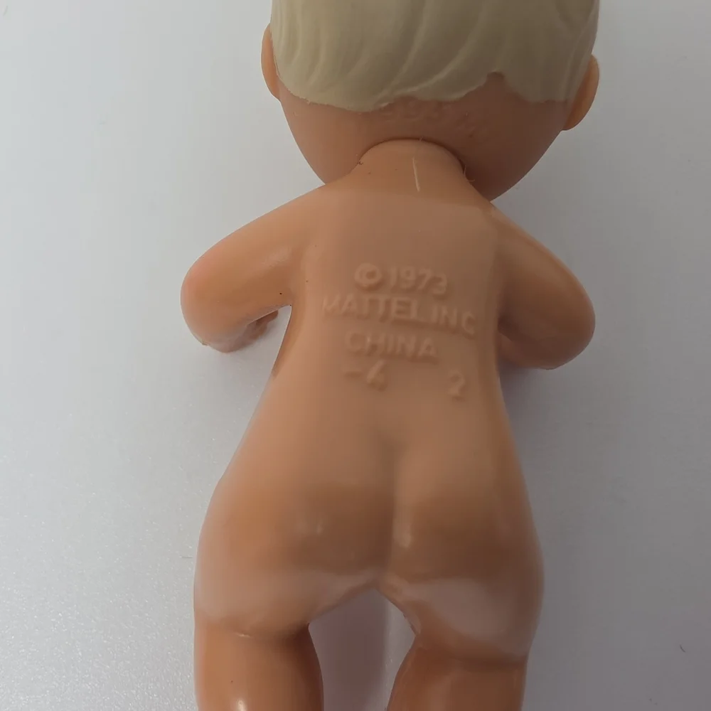Mattel Baby Babies Dolls Blonde and Brown Hair Vintage Set of 2